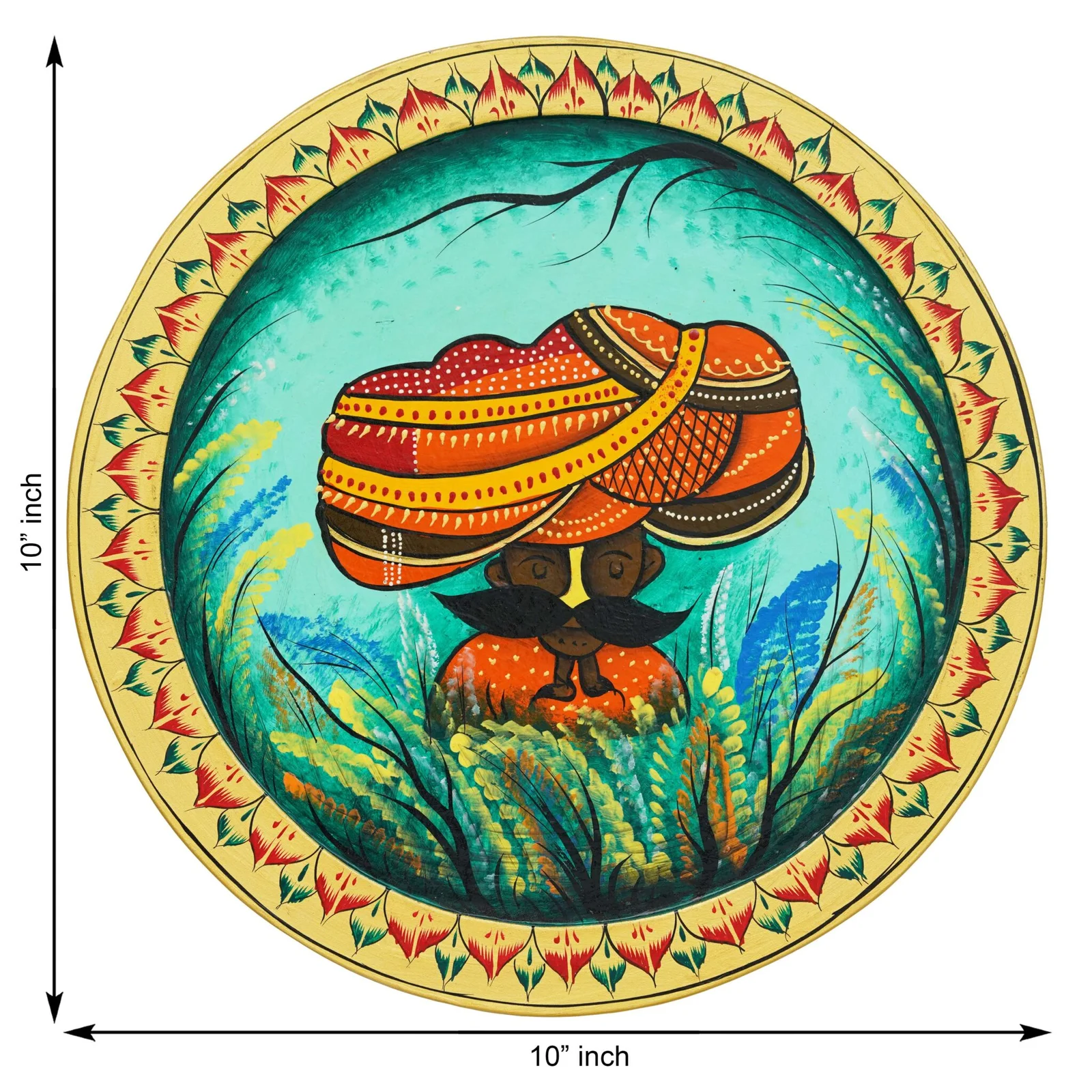 Antique Pichwai Depicting a Holy Man