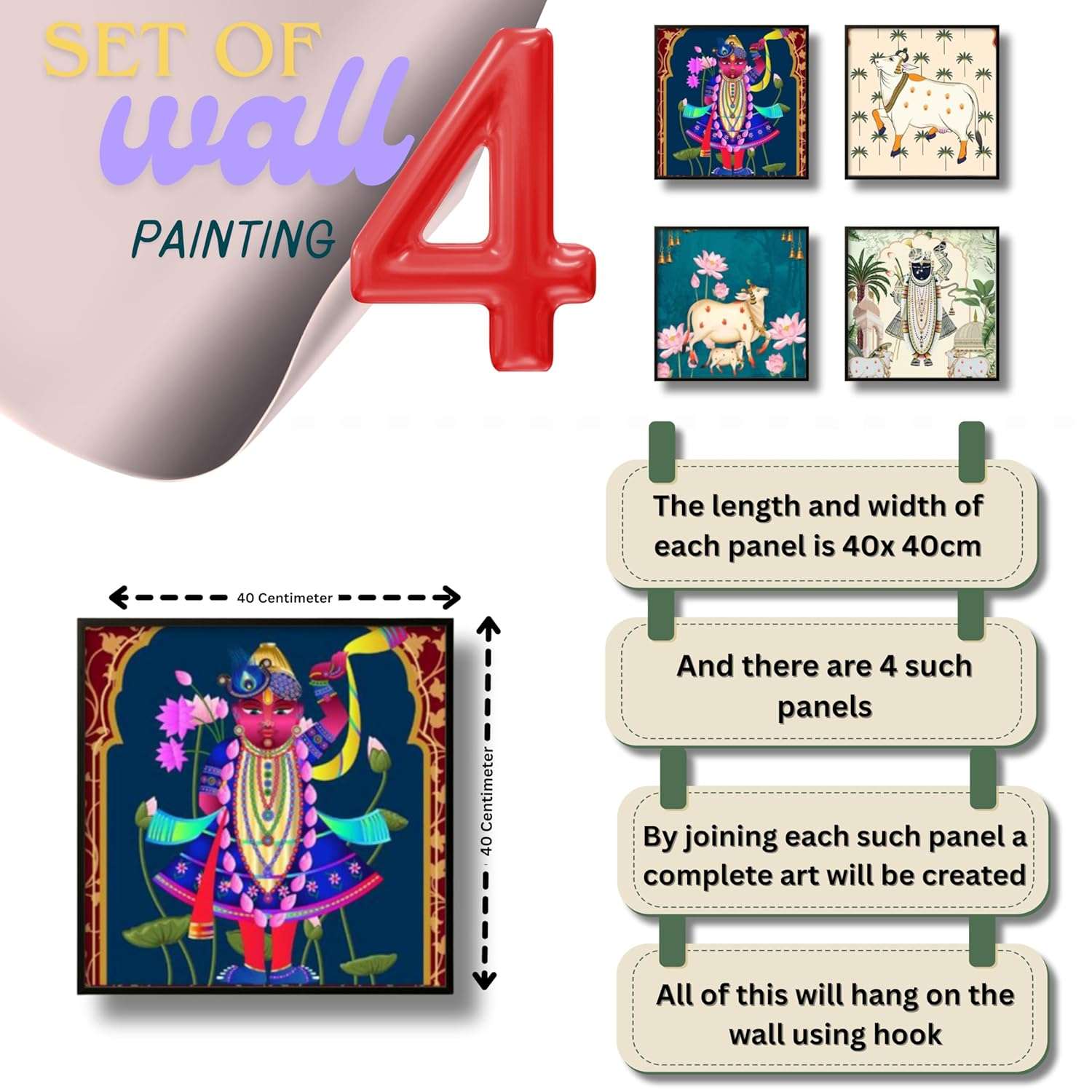 Pichwai Handmade Wall Painting